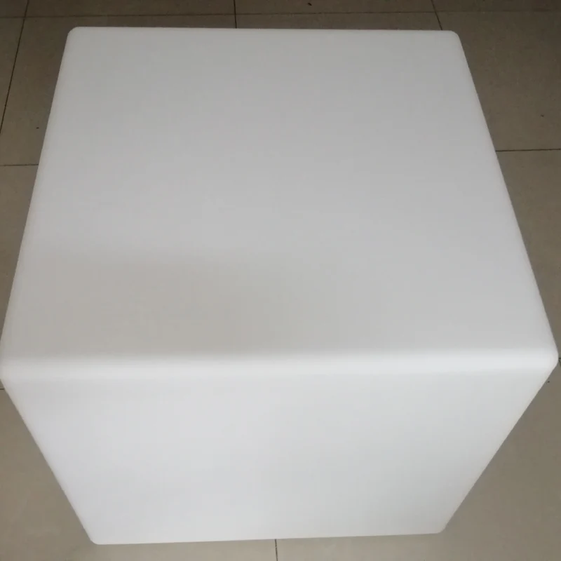 Plastic Cubes Shell Case, Bar Table, Outdoor, Plastic PE, Cube Stool, D20cm, D25cm, D30cm, 40cm, 43cm, 50cm, 60cm, 1Pc