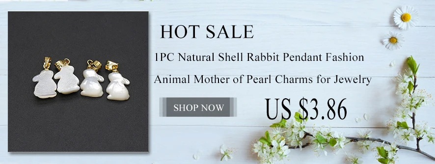 3PC Fashion Natural Shell Angel Wings Charms Black Mother of Pearl Shell Pendant for Women Necklace Earring Jewelry Making Gift