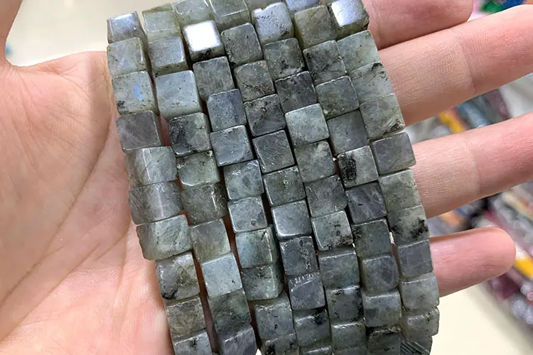 Wholesale 8*8mm Square Tiger Eye Turquoises Crystal Jades Natural Cube Stone Beads For Jewelry Making DIY Bracelet Accessories