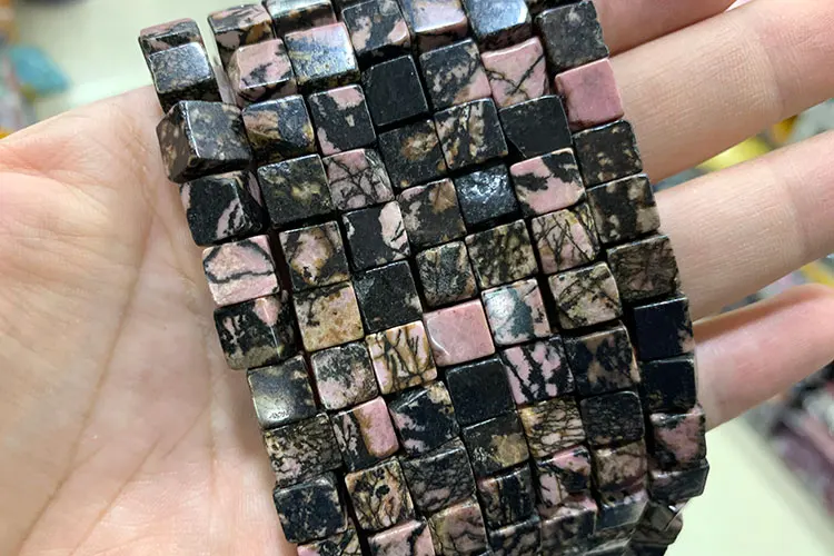 Wholesale 8*8mm Square Tiger Eye Turquoises Crystal Jades Natural Cube Stone Beads For Jewelry Making DIY Bracelet Accessories