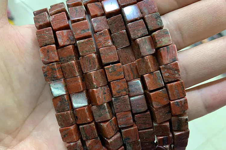 Wholesale 8*8mm Square Tiger Eye Turquoises Crystal Jades Natural Cube Stone Beads For Jewelry Making DIY Bracelet Accessories