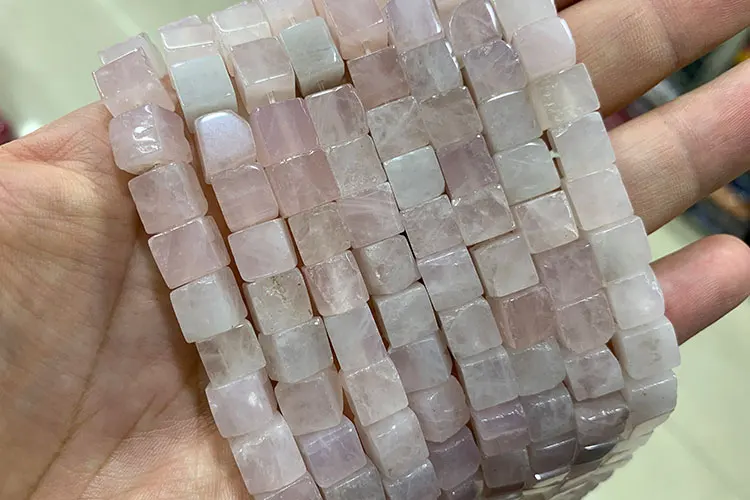 Wholesale 8*8mm Square Tiger Eye Turquoises Crystal Jades Natural Cube Stone Beads For Jewelry Making DIY Bracelet Accessories