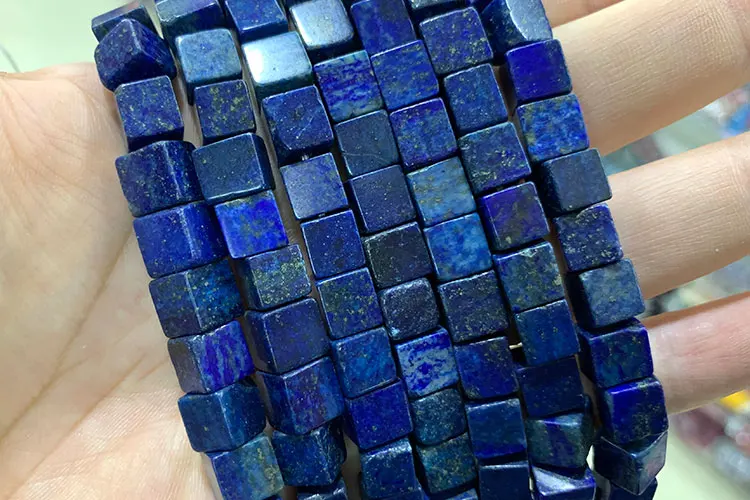 Wholesale 8*8mm Square Tiger Eye Turquoises Crystal Jades Natural Cube Stone Beads For Jewelry Making DIY Bracelet Accessories