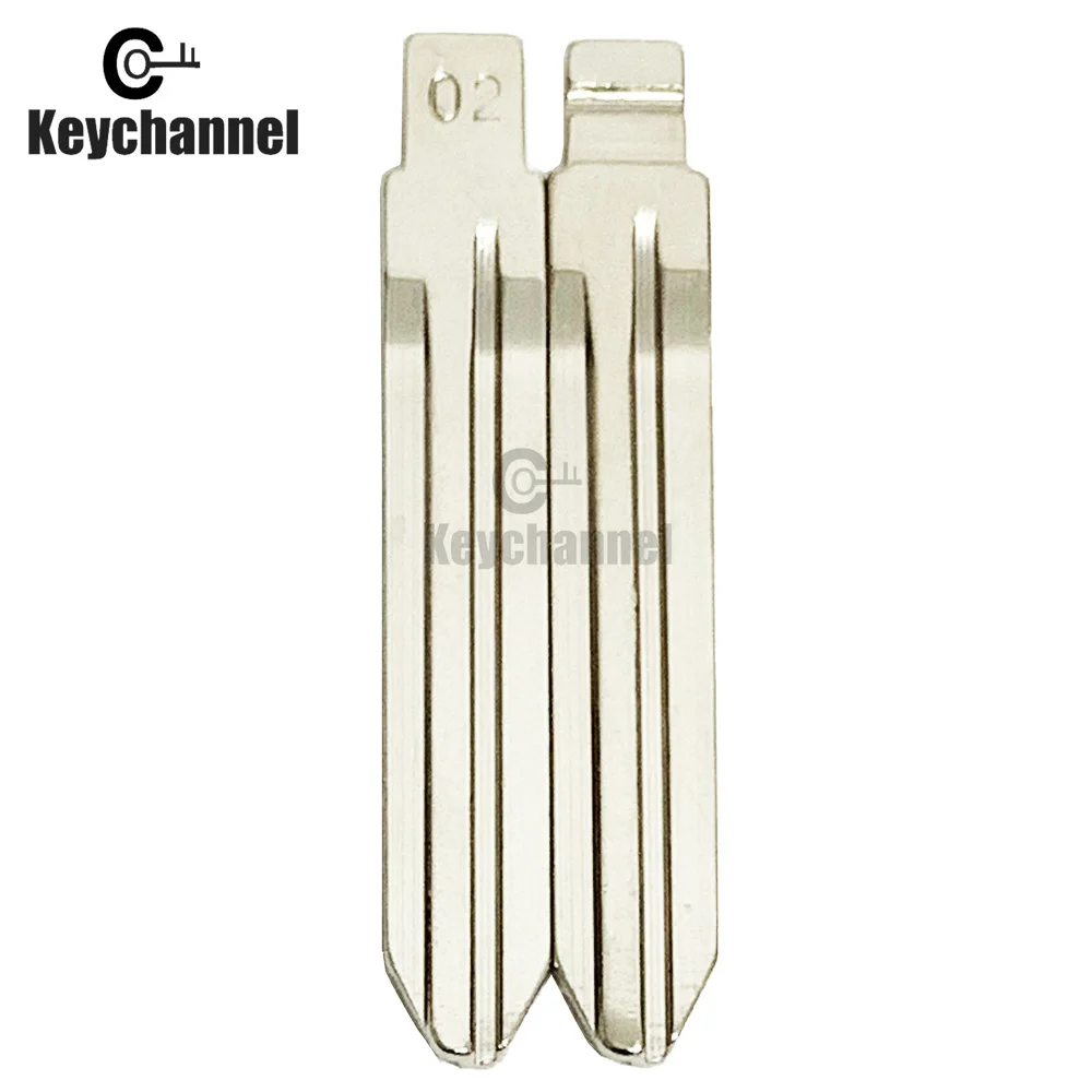 10PCS/lot Universal Car Key Blade TOY43 02# KD Flip Remote Blank for KD KEYDIY Xhorse for Toyota Camry Corolla Hilux RAV4