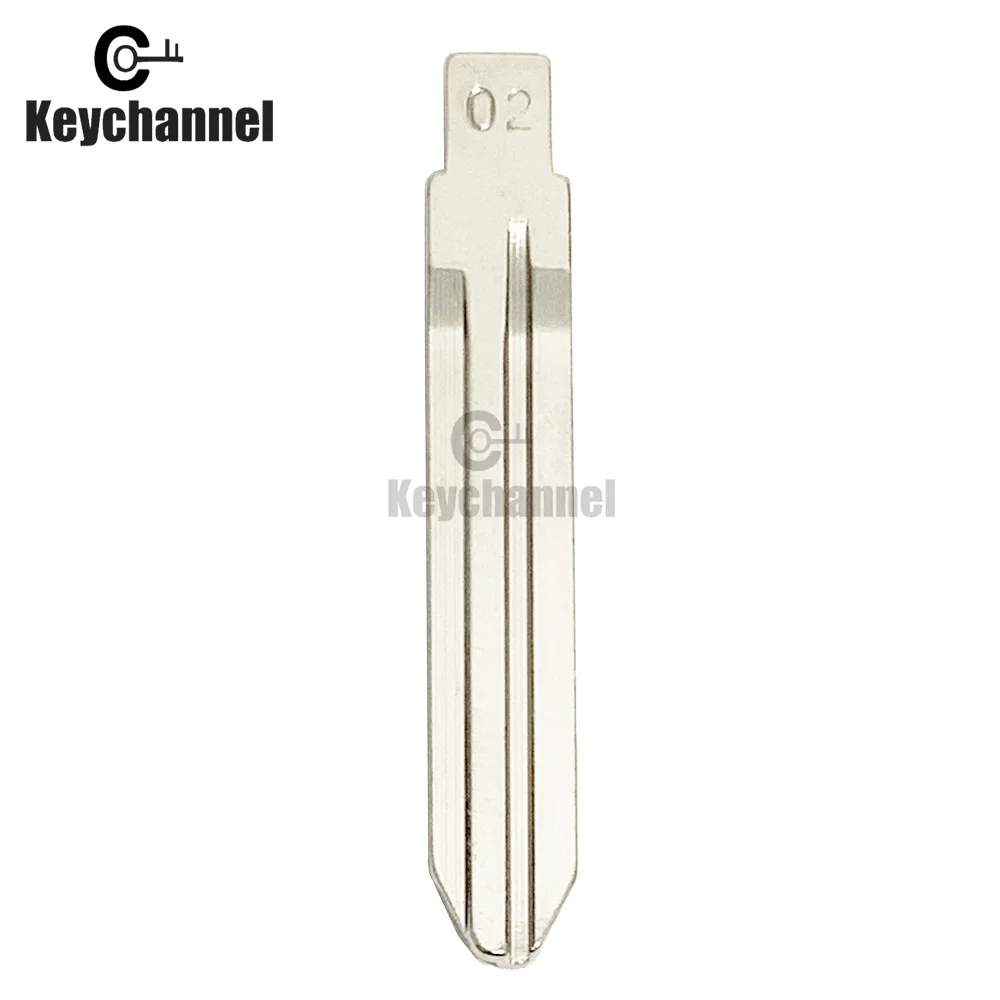 10PCS/lot Universal Car Key Blade TOY43 02# KD Flip Remote Blank for KD KEYDIY Xhorse for Toyota Camry Corolla Hilux RAV4