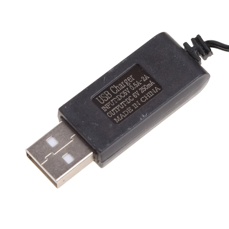 USB 6V 250mA NiMh/NiCd Battery USB Charger for 5S NiMh/NiCd Battery Packs, SM 2P Electric Toy Charger for RC Racing RC Car Truck