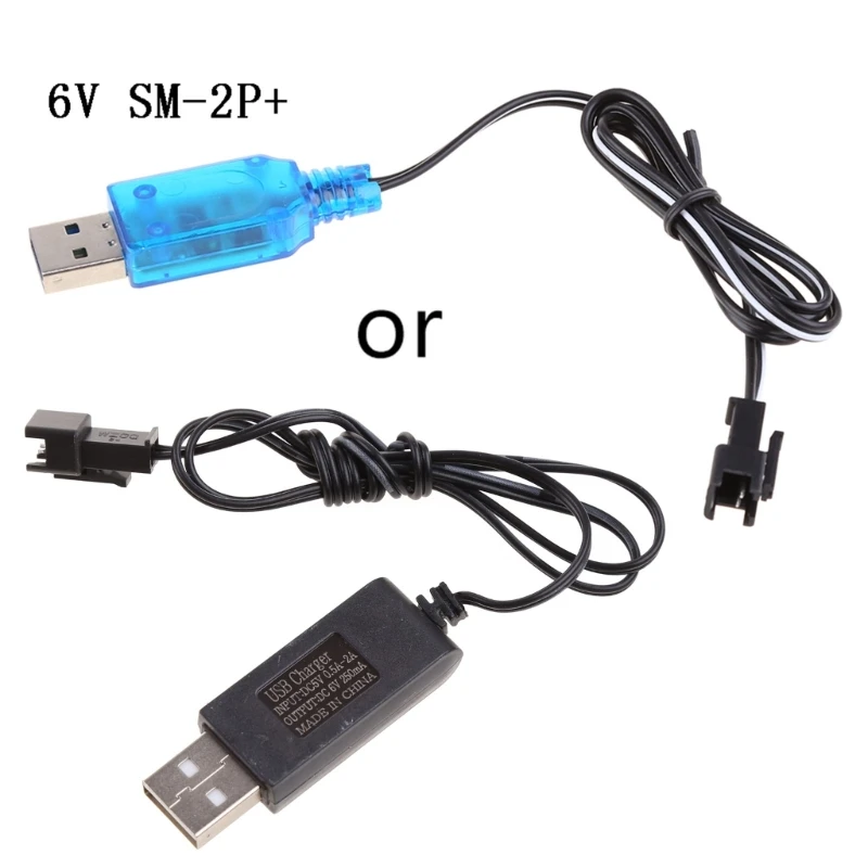 USB 6V 250mA NiMh/NiCd Battery USB Charger for 5S NiMh/NiCd Battery Packs, SM 2P Electric Toy Charger for RC Racing RC Car Truck