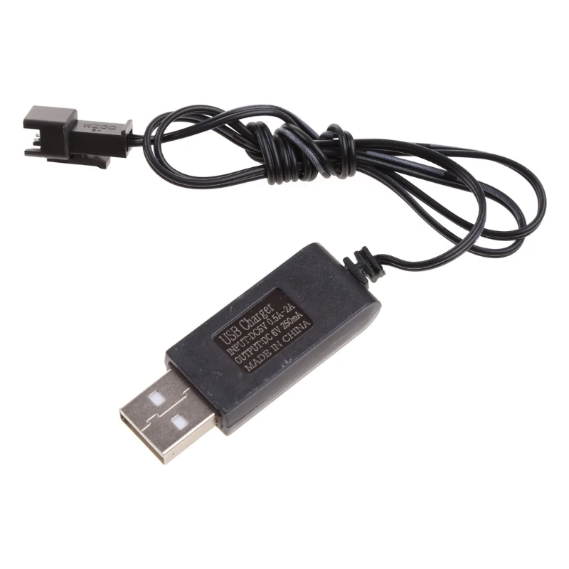 USB 6V 250mA NiMh/NiCd Battery USB Charger for 5S NiMh/NiCd Battery Packs, SM 2P Electric Toy Charger for RC Racing RC Car Truck