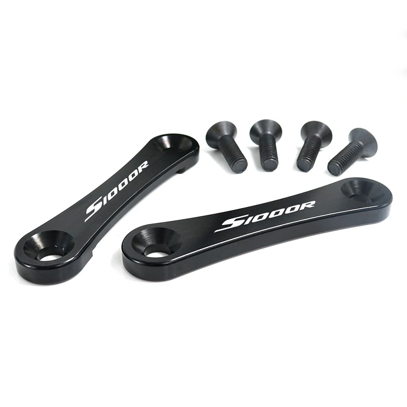 Fit For BMW S1000RR 2009-2018 S1000R 2014-2020 CNC Billet Aluminum Rear Passenger Peg Holes Cover Footpeg Block Off Plates