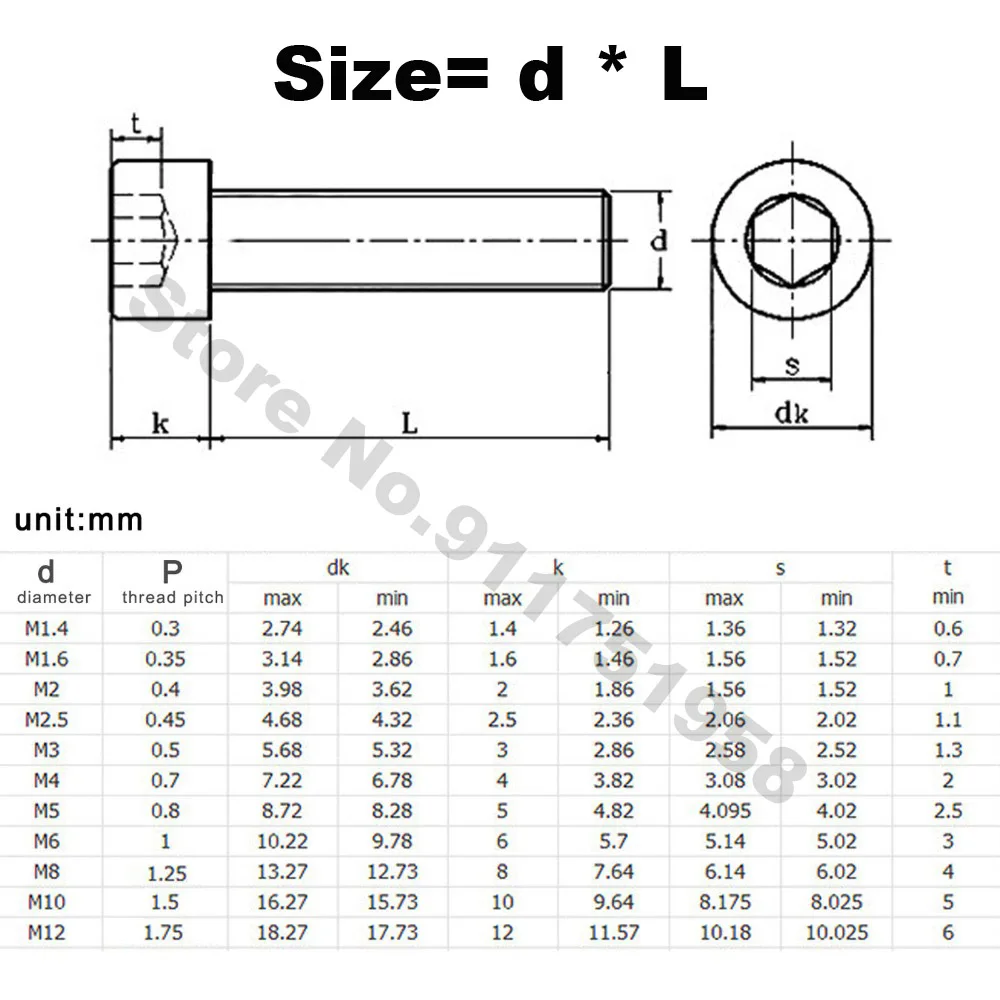 1/2Pcs M1.6 M2 M2.5 M3 M4 M5 M6 M8 M10 M12 TA2 Pure Titanium DIN912 Hexagon Hex Socket Head Cap Allen Bolt Screw Length=3-100mm
