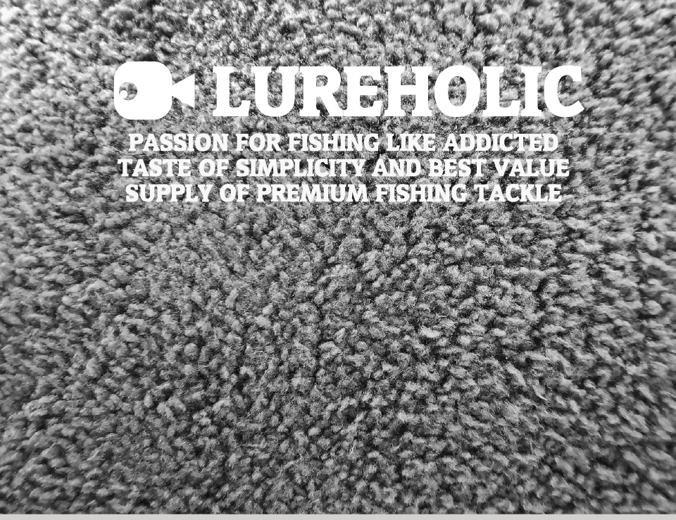 LUREHOLIC Fishing Towel Fishing Clothing Thickening Non-stick Absorbent Outdoors Sports Wipe Hands Towel Hiking Fishing