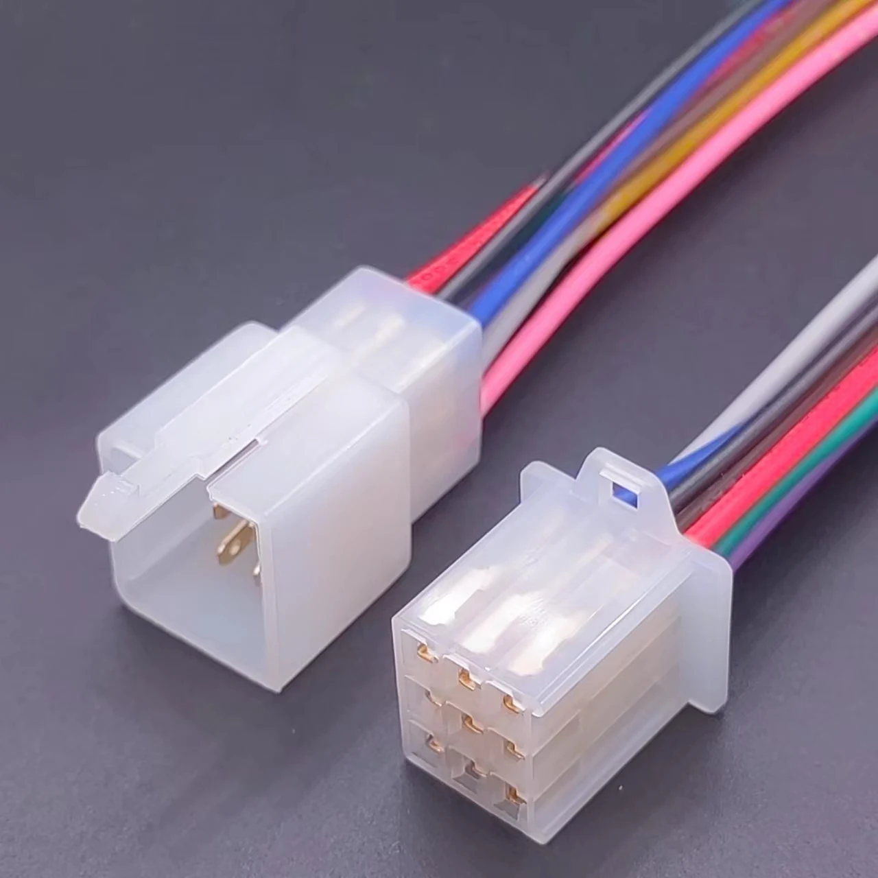 2.8mm 1P 2P 3P 4P 6P 9P Automotive Quick connection Electrical Wire Connector Male Female Cable Terminal Plug Kits Motorcycle