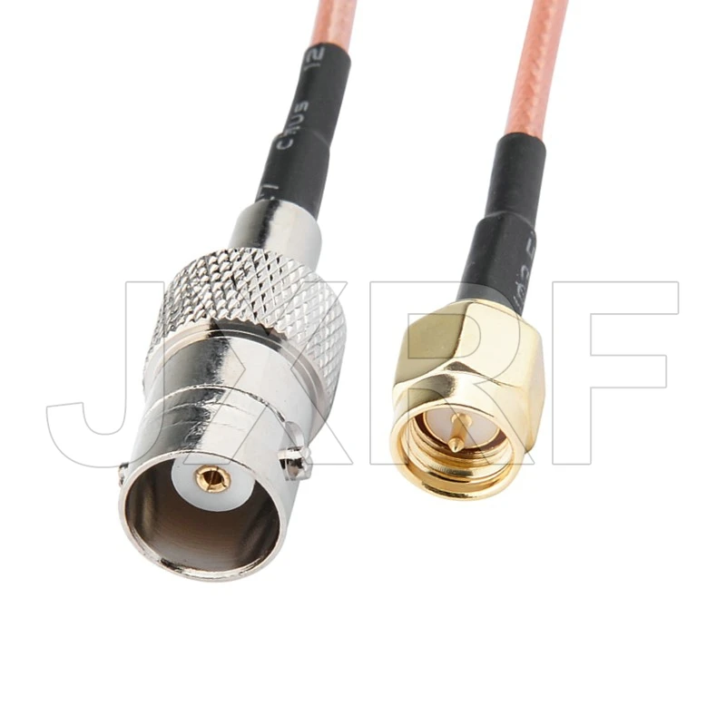 SMA Male to BNC Male RF Coaxial Cable Pigtail SMA Male 90-Degree to BNC Male Right Angle Using RG316 Jumper RFCoaxial Cable