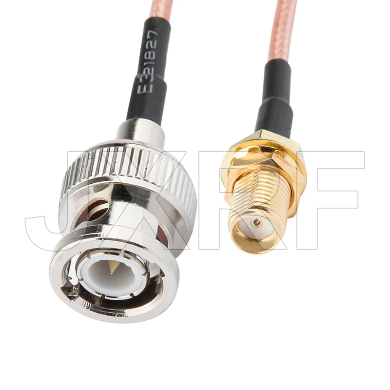 SMA Male to BNC Male RF Coaxial Cable Pigtail SMA Male 90-Degree to BNC Male Right Angle Using RG316 Jumper RFCoaxial Cable