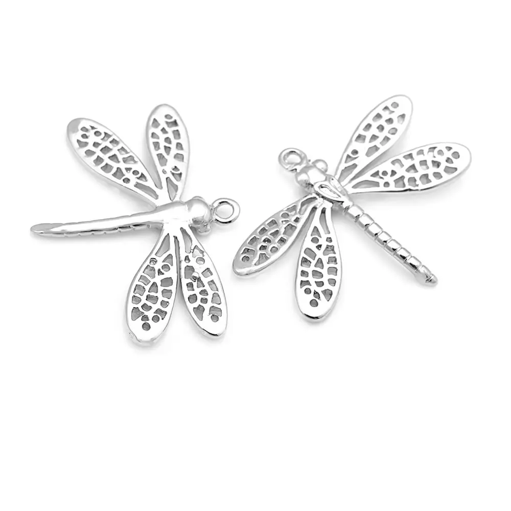 18K Gold Color Brass Dragonfly Charms Pendants High Quality Diy Jewelry Making Supplies Necklace Earrings Accessories for Women