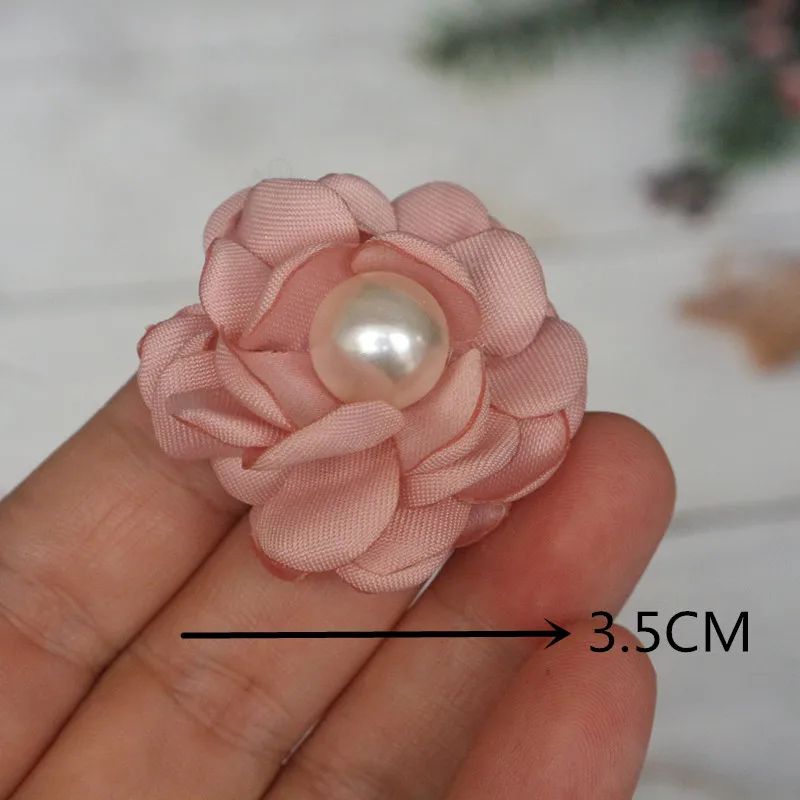 10PCS/Lot Pink Series Mix Styles Set Chiffon Fabric Flowers For Wedding Dress Hat Shoes Decoration