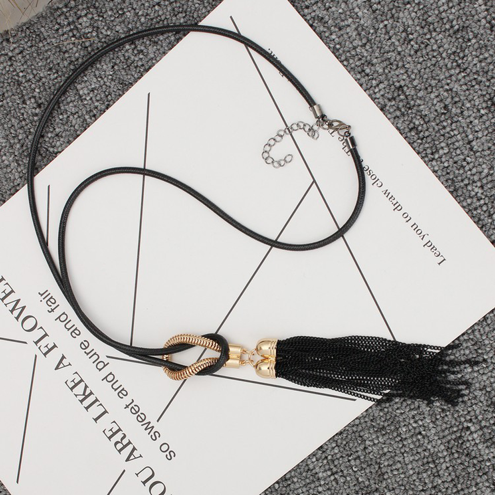 Fashion Elegant Simulated Pearl Choker Necklaces For Women Silver Color Chain Long Necklace Pendant Jewelry Accessories Trendy