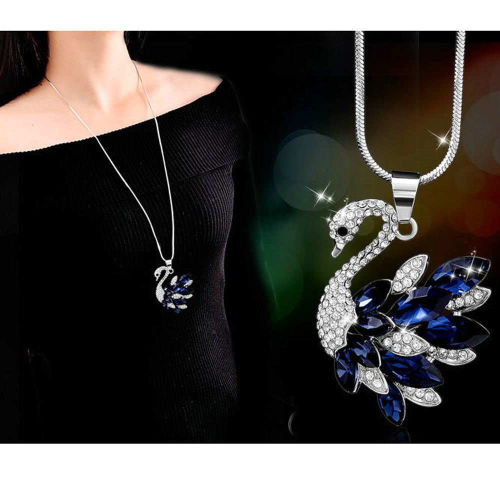Fashion Elegant Simulated Pearl Choker Necklaces For Women Silver Color Chain Long Necklace Pendant Jewelry Accessories Trendy
