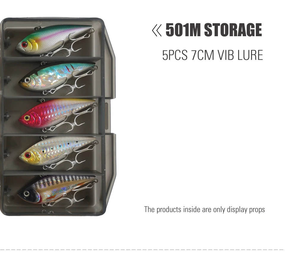 LUREHOLIC Lure Box FishingTackle Storage Hard Lure Soft Worm Tungsten Weight Jig Head Hooks Storage PVC Boxes