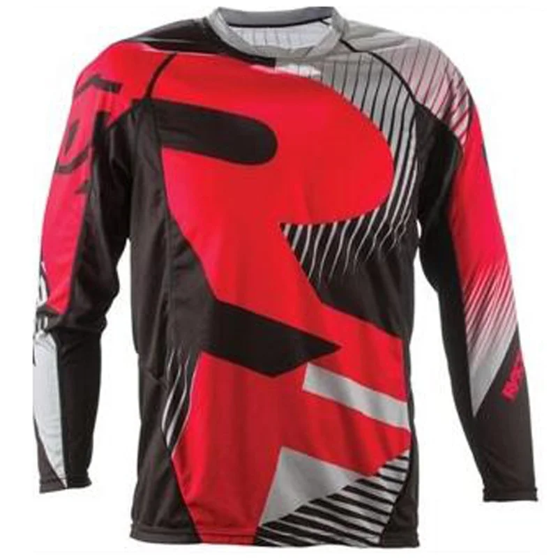 Spot brand new summer motocross shirt men breathable mountain bike mtb long sleeve racing downhill cycling men's sports jersey