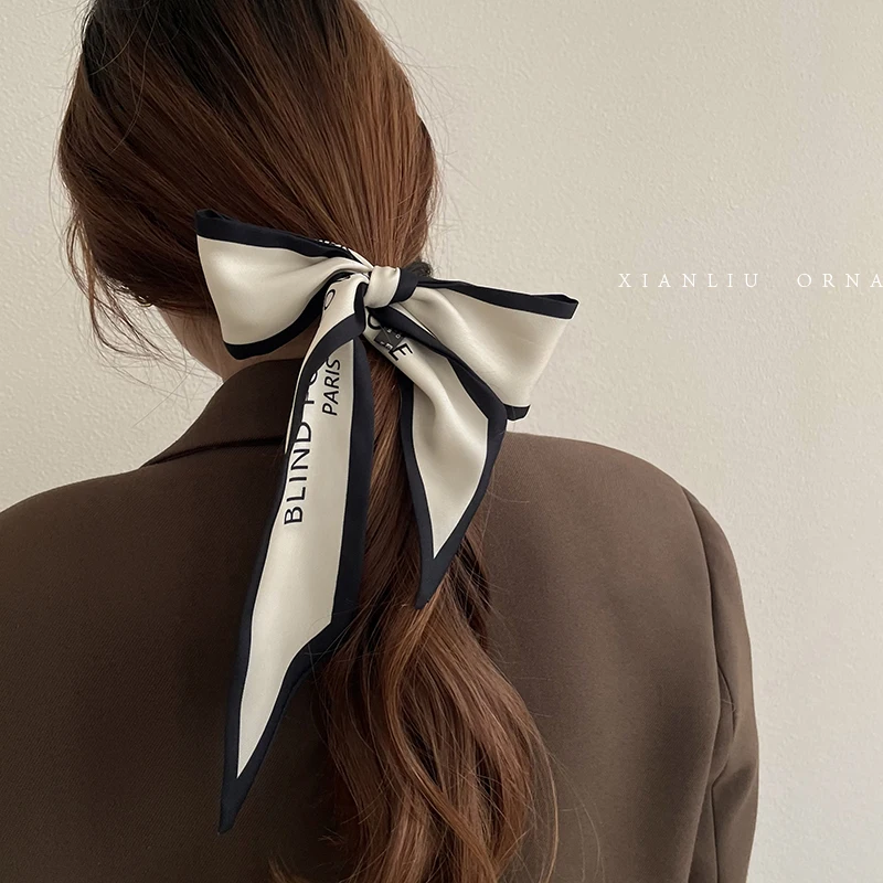 New Luxury Brand Scarf Tarot Women Scarf Bag Hair Skinny Silk Scarves Design Foulard Neckerchief Headband For Ladies