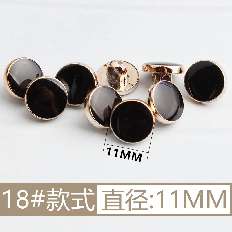 New Arrival Rhinestone Pearl Plastic Buttons For Shirt Clothes Coat Cardigan Sweater 10PCS/Lot 10MM/11MM KD912
