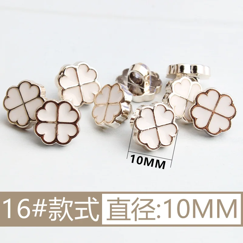 New Arrival Rhinestone Pearl Plastic Buttons For Shirt Clothes Coat Cardigan Sweater 10PCS/Lot 10MM/11MM KD912