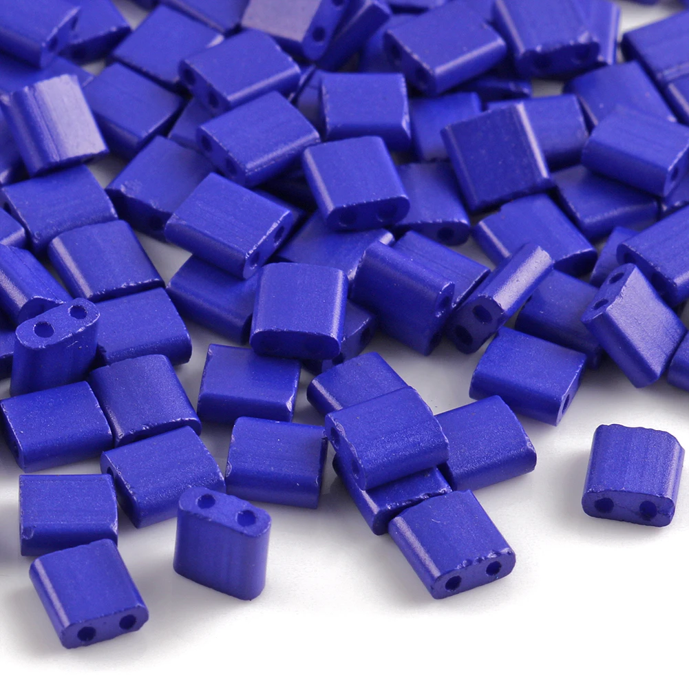 Two Holes Tila Seedbeads DIY Czech Glass Jewelry Beads for Handmade Jewelry Bracelets Making 5*2*2mm 5*5*2mm 5grams/lot