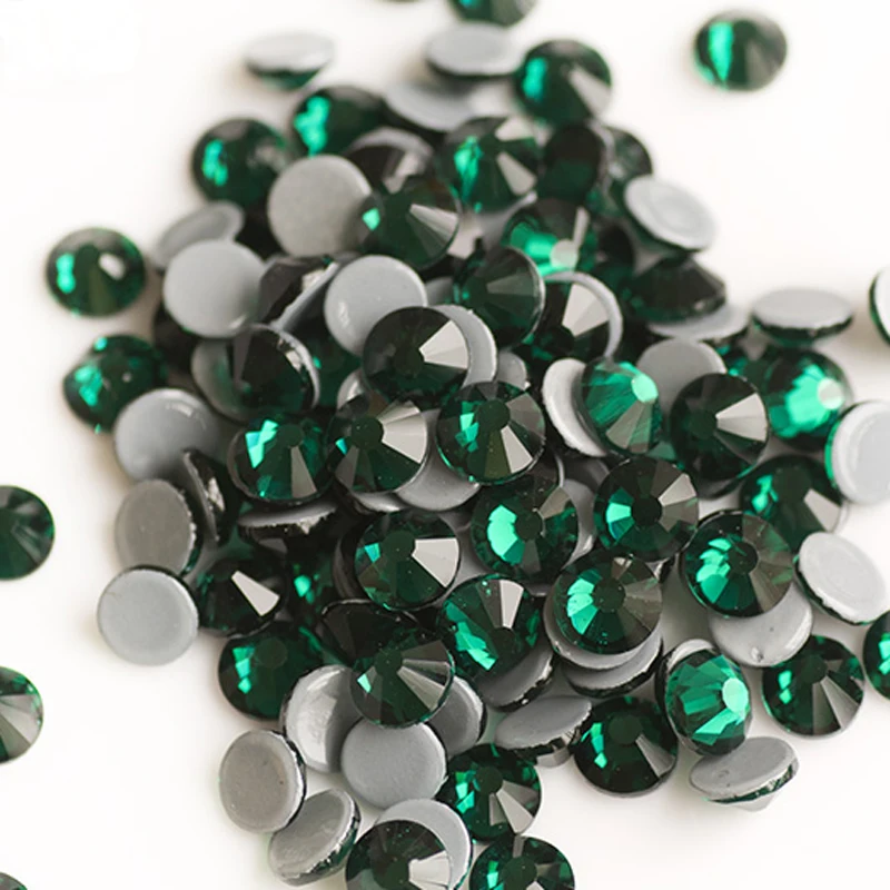 YANRUO 2058 Top Hotfix Crystals Flatback DIY Handicraft Glitter Strass Glass Adhesive Rhinestones Iron On Stones
