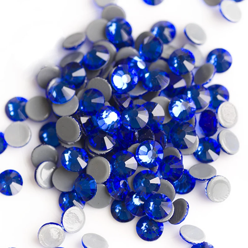 YANRUO 2058 Top Hotfix Crystals Flatback DIY Handicraft Glitter Strass Glass Adhesive Rhinestones Iron On Stones