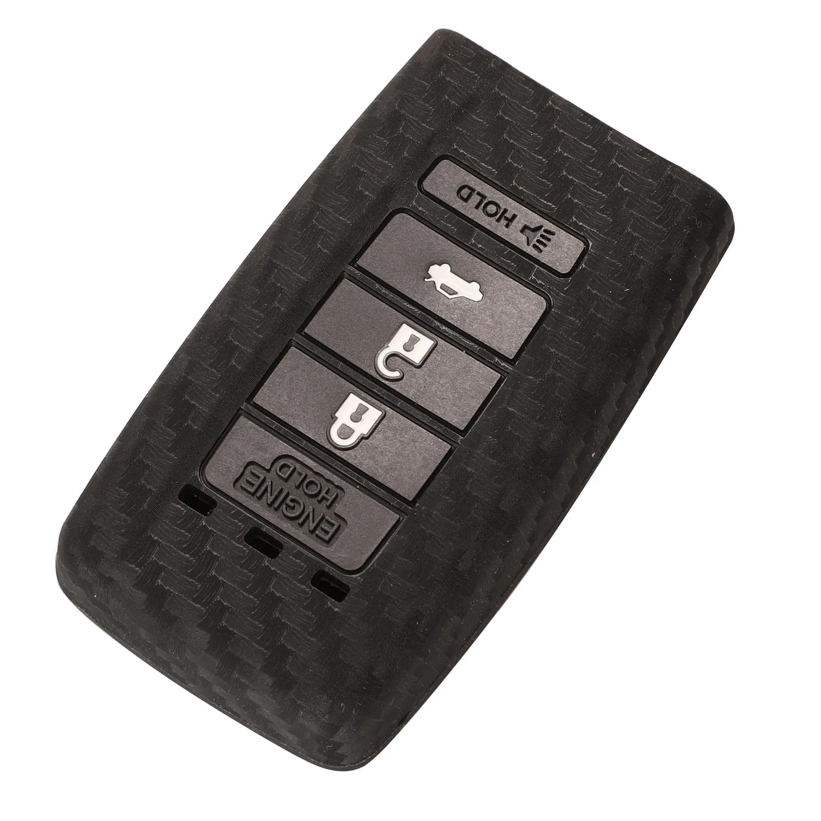 Jingyuqin Remote Car Key Carbon Fiber Silicone Case Cover For Honda Mugen Acura ILX MDX RDX ZDX TL RL TSX NSX 4 Buttons