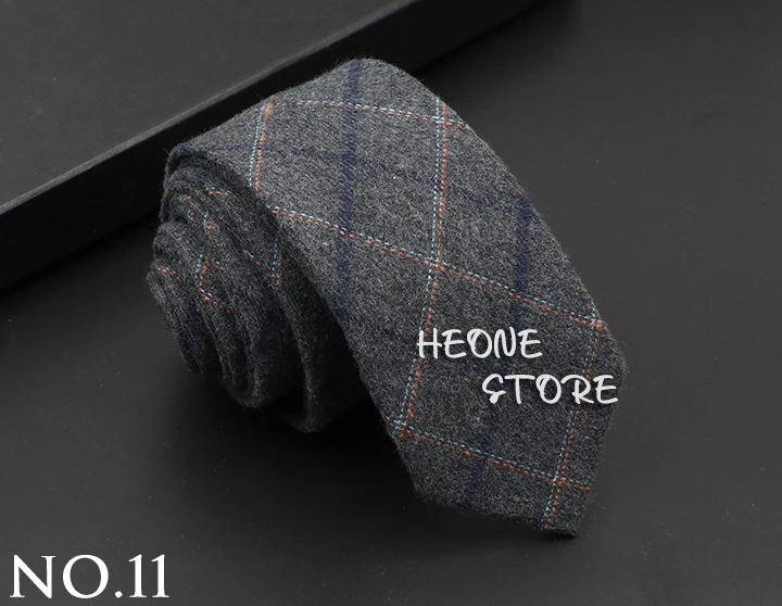 Mens Classic Cotton Ties High Quality Handmade Skinny 6CM Neck Tie Plaid Solid Color Striped Narrow Business Shirt Accessories