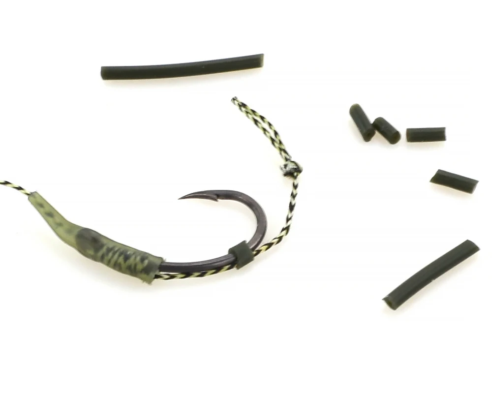 3m Carp Fishing Hook Silicone Tube Anti-tangle Rig Tubing for Safety Lead-clip System Size 0.5x1.8mm 0.8x1.9mm AE069