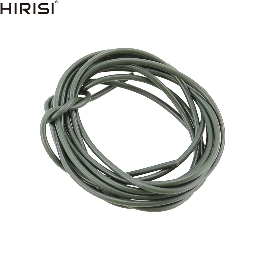 3m Carp Fishing Hook Silicone Tube Anti-tangle Rig Tubing for Safety Lead-clip System Size 0.5x1.8mm 0.8x1.9mm AE069