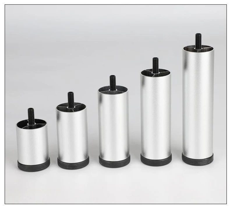 4PCS Adjustable Furniture Leg M8 Aluminum Alloy Table Legs For TV Cabinet,Wardrobe,Raised Refrigerator Washing Machine Feet