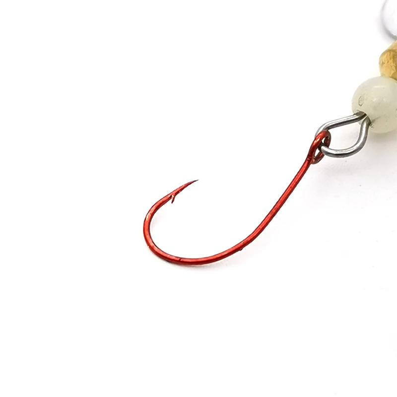 OUTKIT 1Pcs Spinner Spoon Metal Bait Micro Fishing Lure Small Sequins Copper Long Shot Baits For Bass Trout Perch Pike Rotating