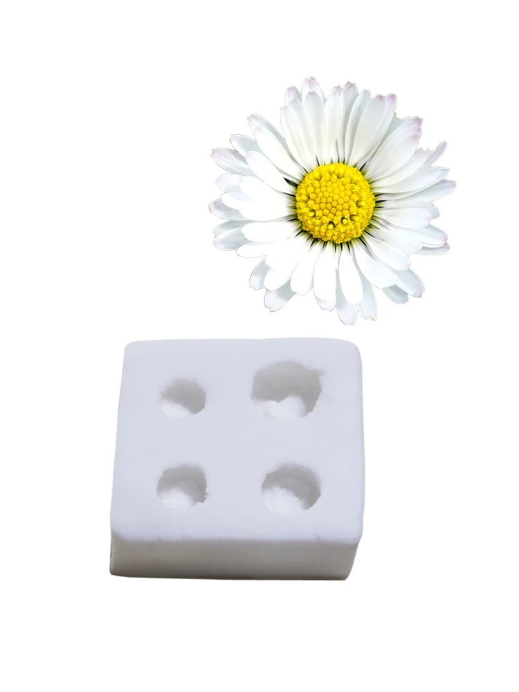 Stamen Sunflower Daisy Silicone Mold Veiners Fondant Mould Clay Gumpaste Mold,Sugarcraft Cake Decorating Tools M2813