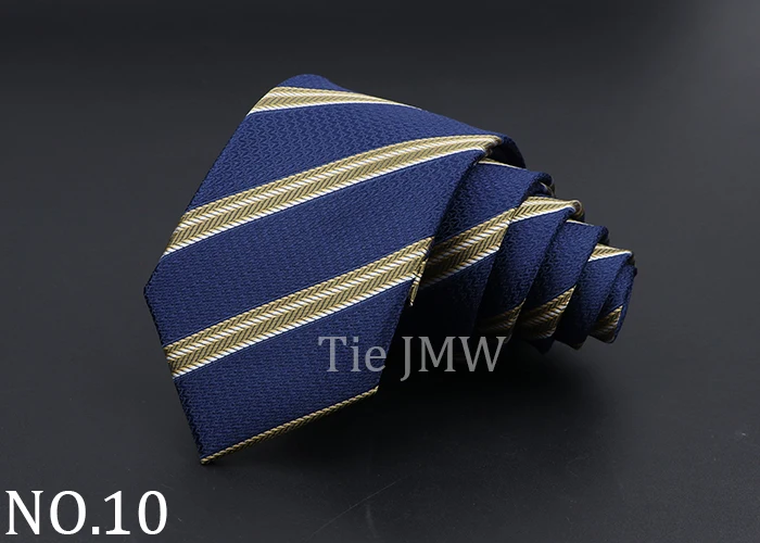 Fashion Neckties Classic Stripe Tie Jacquard Woven Men Polka Dots Necktie Daily Wear Cravat Wedding Party Dress Accessories Gift