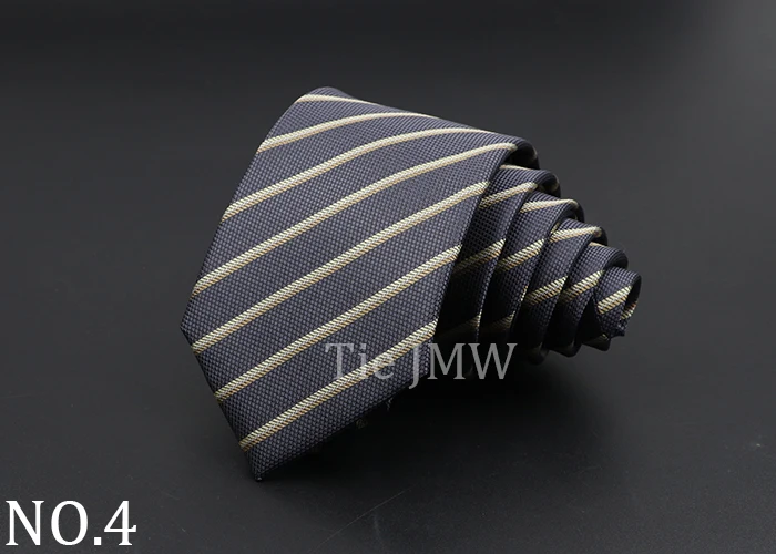 Fashion Neckties Classic Stripe Tie Jacquard Woven Men Polka Dots Necktie Daily Wear Cravat Wedding Party Dress Accessories Gift