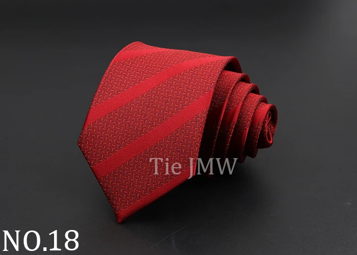 Fashion Neckties Classic Stripe Tie Jacquard Woven Men Polka Dots Necktie Daily Wear Cravat Wedding Party Dress Accessories Gift