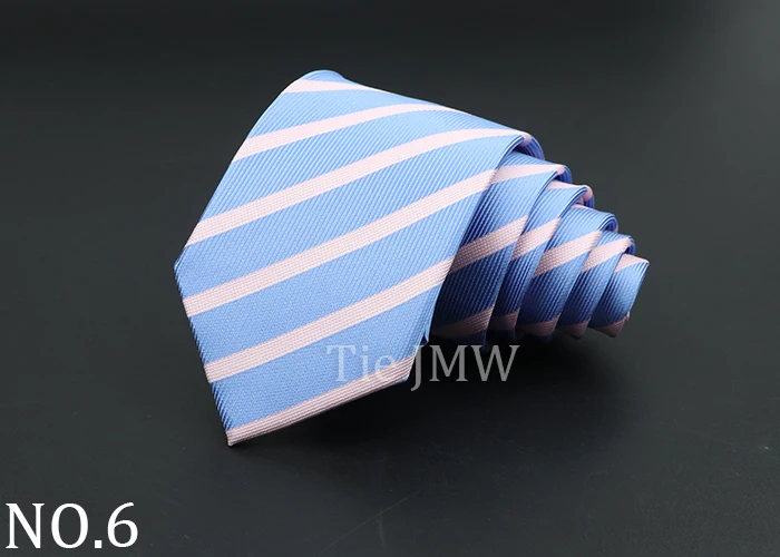Fashion Neckties Classic Stripe Tie Jacquard Woven Men Polka Dots Necktie Daily Wear Cravat Wedding Party Dress Accessories Gift