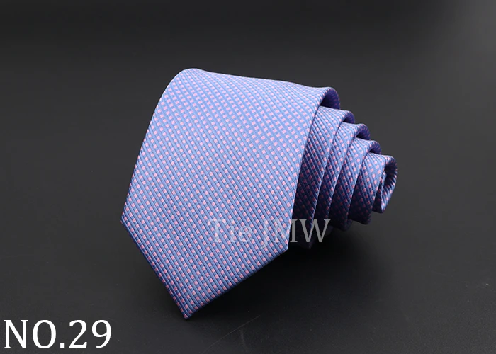 Fashion Neckties Classic Stripe Tie Jacquard Woven Men Polka Dots Necktie Daily Wear Cravat Wedding Party Dress Accessories Gift