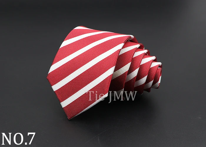 Fashion Neckties Classic Stripe Tie Jacquard Woven Men Polka Dots Necktie Daily Wear Cravat Wedding Party Dress Accessories Gift
