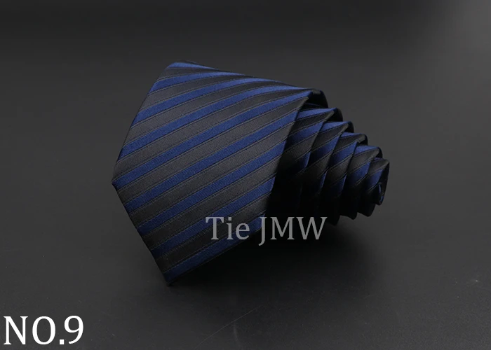 Fashion Neckties Classic Stripe Tie Jacquard Woven Men Polka Dots Necktie Daily Wear Cravat Wedding Party Dress Accessories Gift