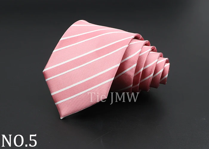 Fashion Neckties Classic Stripe Tie Jacquard Woven Men Polka Dots Necktie Daily Wear Cravat Wedding Party Dress Accessories Gift