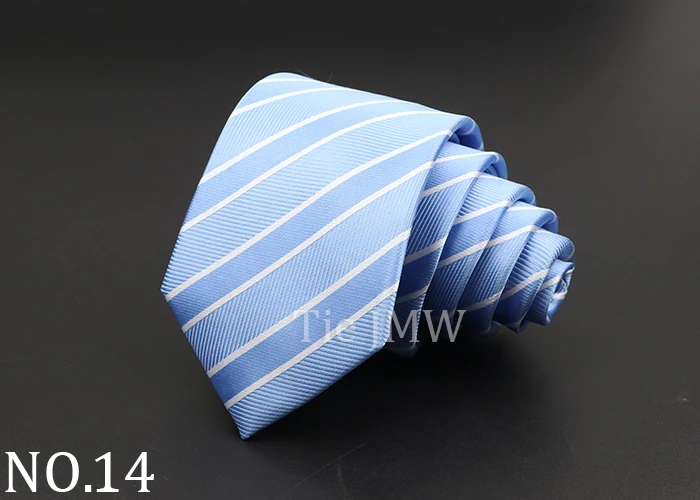 Fashion Neckties Classic Stripe Tie Jacquard Woven Men Polka Dots Necktie Daily Wear Cravat Wedding Party Dress Accessories Gift