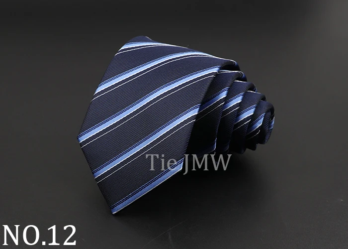 Fashion Neckties Classic Stripe Tie Jacquard Woven Men Polka Dots Necktie Daily Wear Cravat Wedding Party Dress Accessories Gift