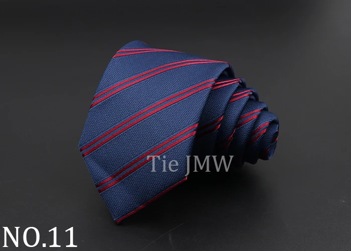 Fashion Neckties Classic Stripe Tie Jacquard Woven Men Polka Dots Necktie Daily Wear Cravat Wedding Party Dress Accessories Gift