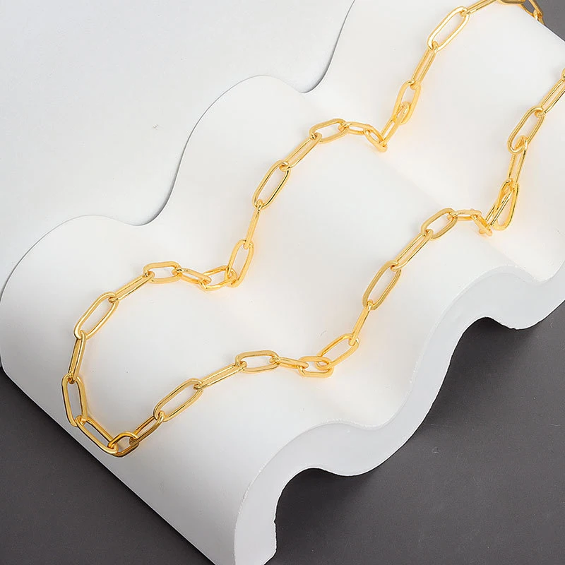 VENTFILLE 925 Sterling Silver Hiphop Necklace New Fashion Simple Geometric Handmade Clavicle Chain Party Jewelry Gifts for Women