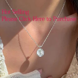 VENTFILLE 925 Sterling Silver Hiphop Necklace New Fashion Simple Geometric Handmade Clavicle Chain Party Jewelry Gifts for Women